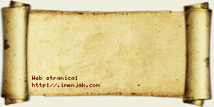 Irina Joksić vizit kartica